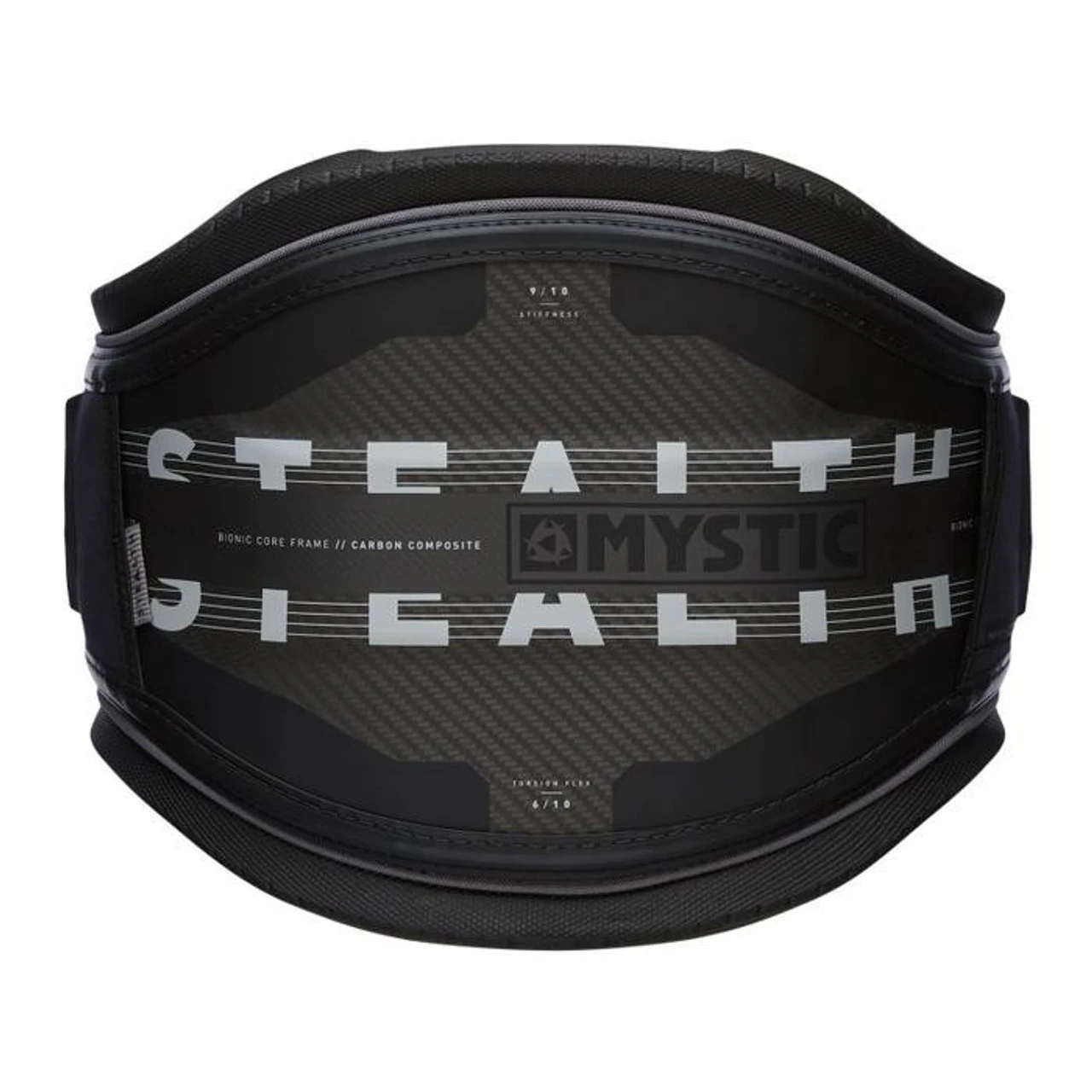 2022 Mystic Stealth H2OUT Waist Harness - Black/White 3 2022 Mystic Stealth H2OUT Waist Harness - Black/White