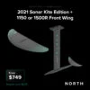 2021 North Sonar Kite Edition + 1150/1500R Front Wing Package 2 2021 North Sonar Kite Edition + 1150/1500R Front Wing Package -Sports Surf Store NKB USA Clearance Sale Sonar Kite 1150 1500R Wing 11909.1676040166