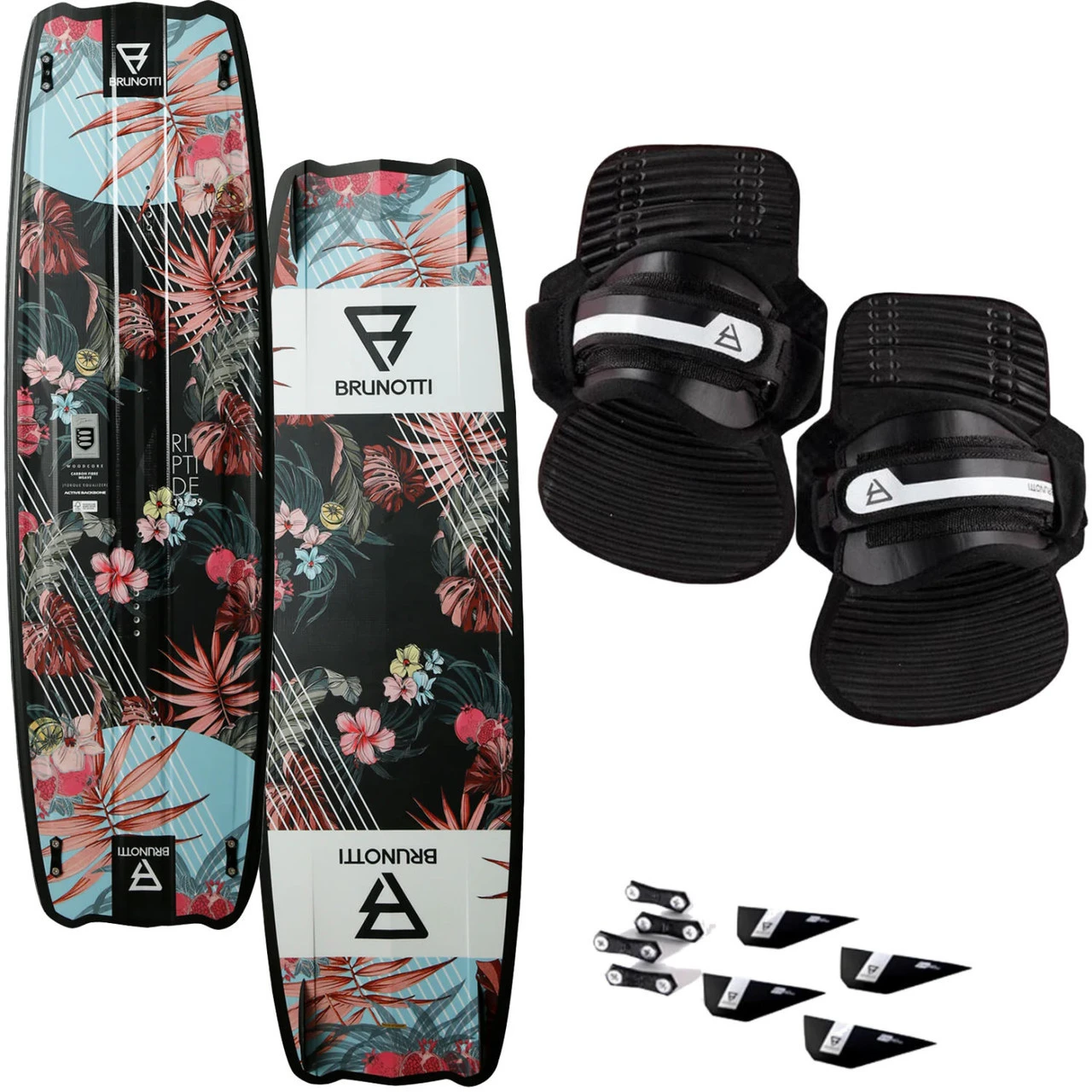 Brunotti Riptide Blossom Kiteboard Complete W/ Straps 3 Brunotti Riptide Blossom Kiteboard Complete W/ Straps